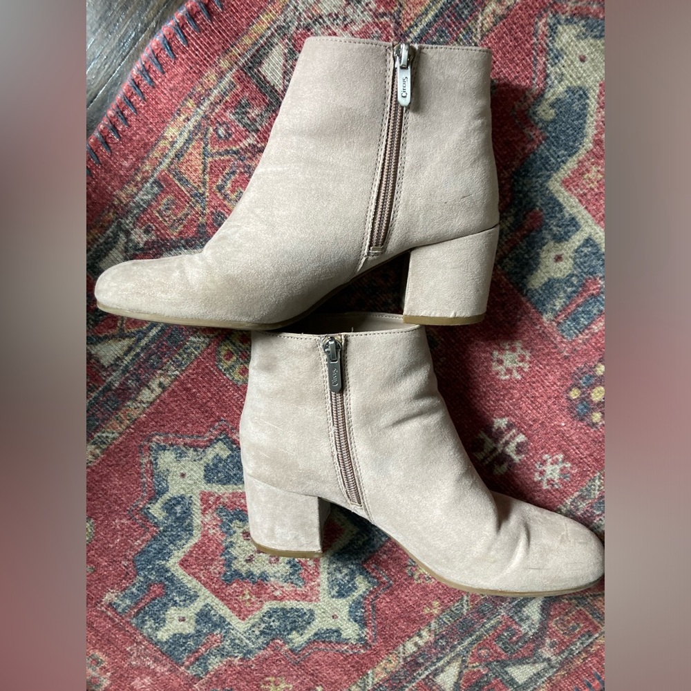 Mod Suede Ankle Booties Sam Edelman 8